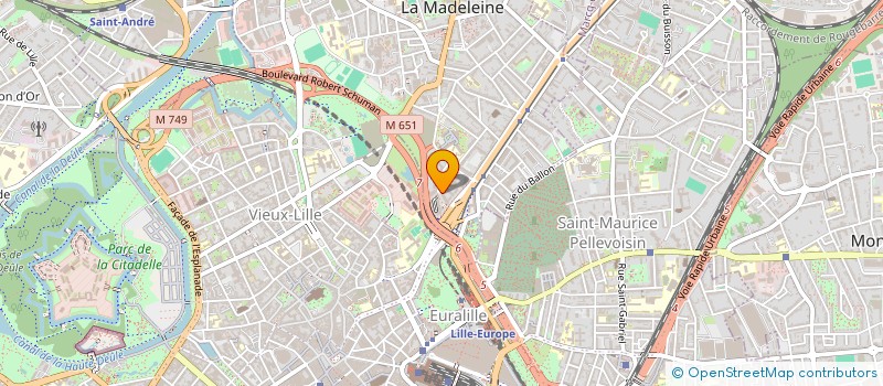 localisation de l'entreprise SYNDICAT CGT APRIA RSA à LA MADELEINE