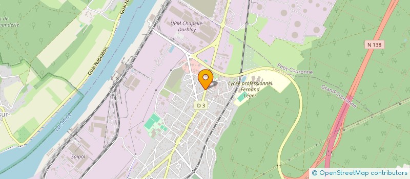 localisation de l'entreprise SYNDICAT CGT CHAPELLE D'ARBLAY  GRAND-COURONNE