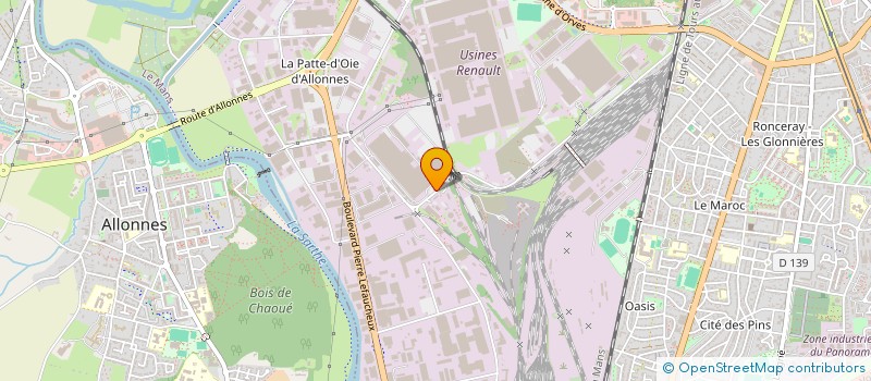 localisation de l'entreprise SYNDICAT CGT CLAAS TRACTOR LE MANS  LE MANS