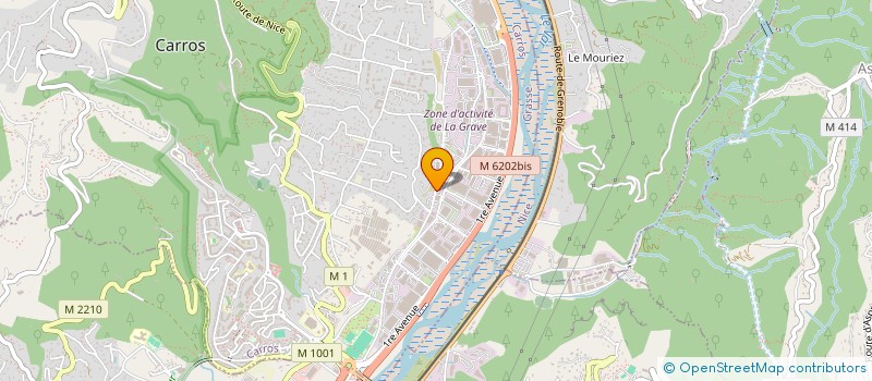 localisation de l'entreprise SYNDICAT CGT COLAS ALPES-MARITIMES à CARROS