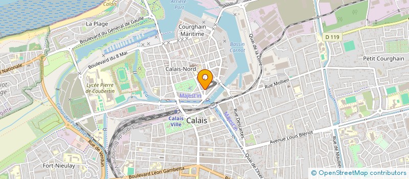 localisation de l'entreprise SYNDICAT CGT DES EAUX DE CALAIS  CALAIS