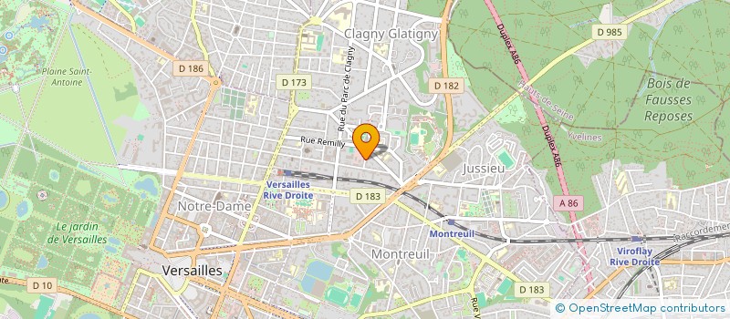 localisation de l'entreprise SYNDICAT CGT DES PERSONNELS ACTIFS ET RETRAITES DE LA SEVESC à VERSAILLES