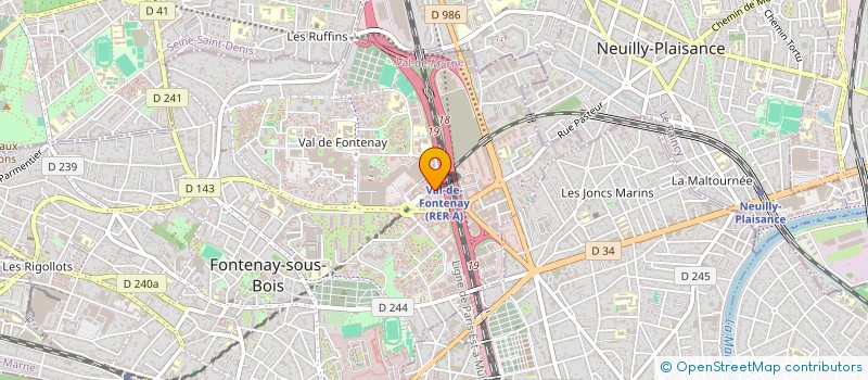 localisation de l'entreprise SYNDICAT CGT DES PERSONNELS DU GROUPE BANQUE PALATINE à FONTENAY-SOUS-BOIS