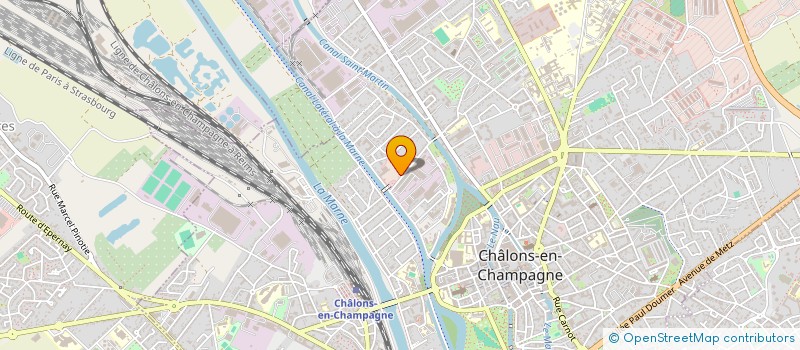 localisation de l'entreprise SYNDICAT CGT DES PERSONNELS DU SDIS DE LA MARNE  CHALONS-EN-CHAMPAGNE