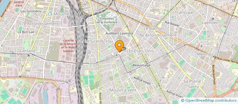 localisation de l'entreprise SYNDICAT CGT DES SERVICES FINANCIERS DE LA POSTE DE LYON  LYON