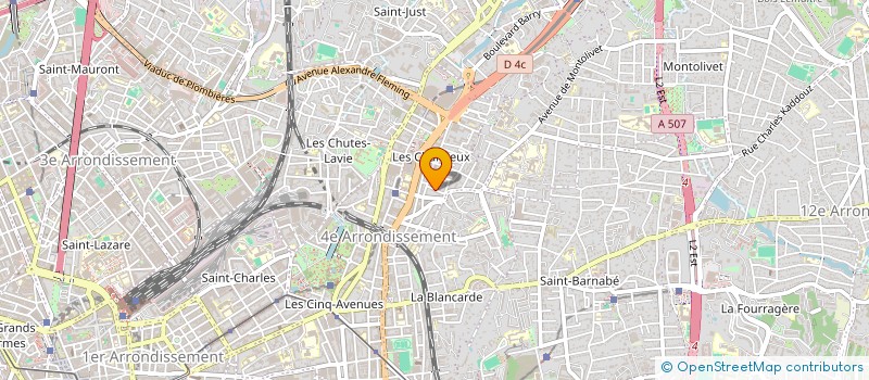 localisation de l'entreprise SYNDICAT CGT DES TERRITORIAUX DE LA VILLE DE MARSEILLE ET CCAS ET INSEAMM à MARSEILLE