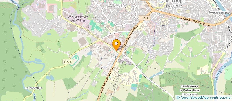 localisation de l'entreprise SYNDICAT CGT DU CREDIT AGRICOLE DE L'ANJOU ET DU MAINE ET DE SES FILIALES à LAVAL