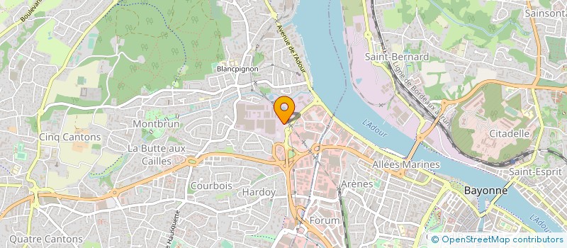 localisation de l'entreprise SYNDICAT CGT EAP  ANGLET