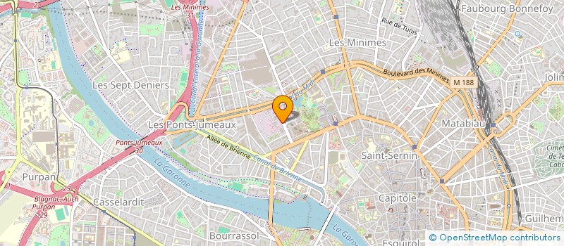 localisation de l'entreprise SYNDICAT CGT EDF PUBLICATION LASER à TOULOUSE