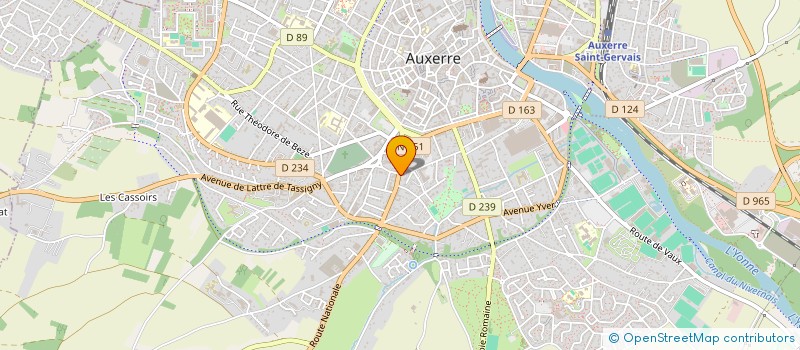 localisation de l'entreprise SYNDICAT CGT FAPT à AUXERRE