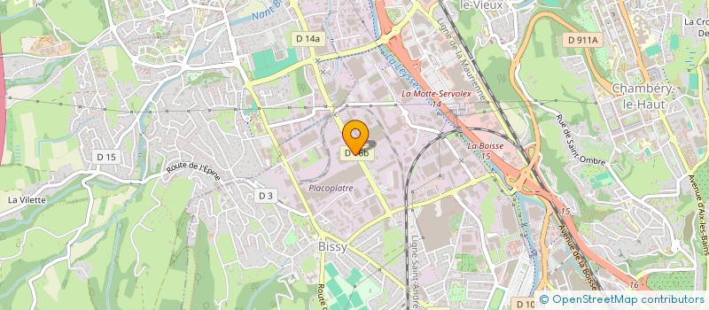 localisation de l'entreprise SYNDICAT CGT FAPT DE SAVOIE  CHAMBERY