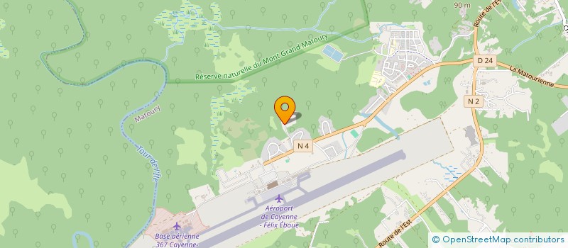 localisation de l'entreprise SYNDICAT CGT-FO DE L'AVIATION CIV-METEO à MATOURY