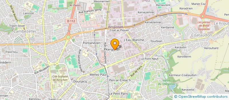 localisation de l'entreprise SYNDICAT CGT-FORCE OUVRIERE DES PERSONNELS DE SYNDICATS FO METAUX DE LA REGION BRESTOISE à BREST