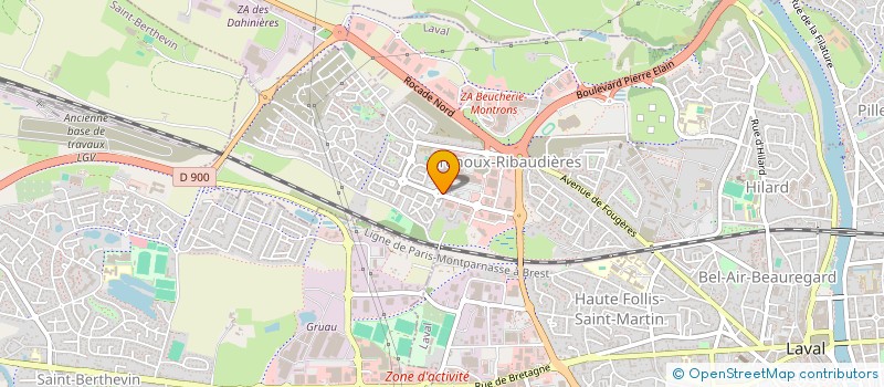 localisation de l'entreprise SYNDICAT CGT MACIF POLE NORD OUEST à LAVAL
