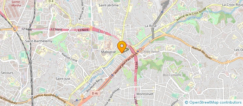 localisation de l'entreprise SYNDICAT CGT PTT DES B D R à MARSEILLE