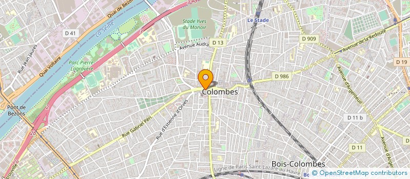 localisation de l'entreprise SYNDICAT CGT PTT HTS DE SEINE à COLOMBES