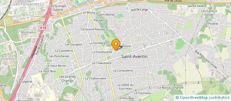 localisation de l'entreprise SYNDICAT CGT SODEXO CENTRE OUEST  SAINT-AVERTIN