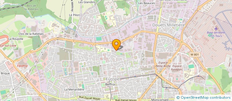 localisation de l'entreprise SYNDICAT CGT ST MICROELECTRONICS TOURS  TOURS