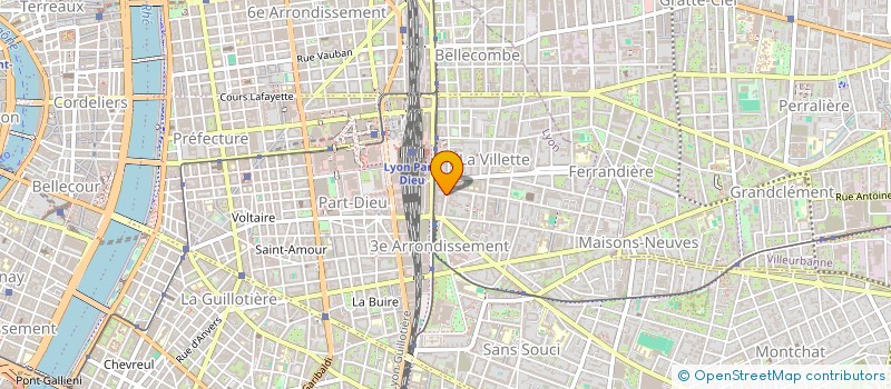 localisation de l'entreprise SYNDICAT CGT UFCM LUGDUNUM-PART-DIEU  LYON