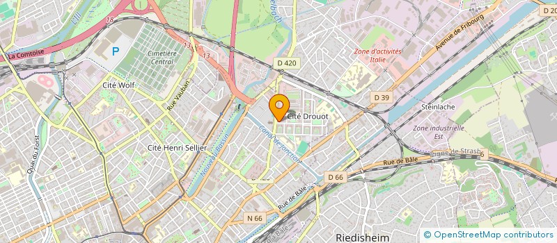 localisation de l'entreprise SYNDICAT CHIMIE ENERGIE ALSACE CFDT  MULHOUSE