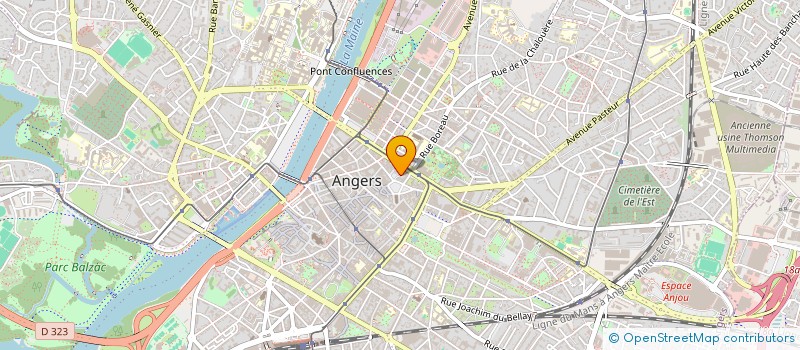 localisation de l'entreprise SYNDICAT CHIMIE ENERGIE CFDT MAINE ANJOU à ANGERS