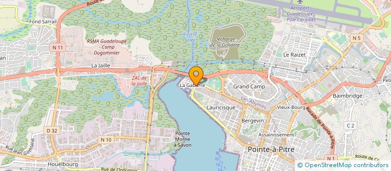 localisation de l'entreprise SYNDICAT CIBONEYE A  POINTE-A-PITRE