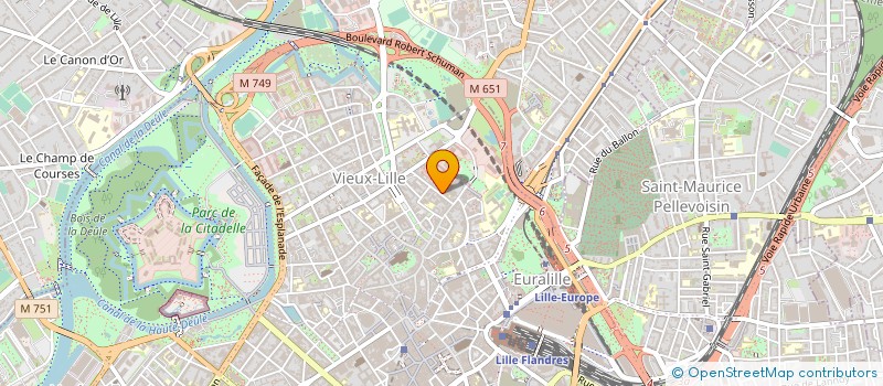 localisation de l'entreprise SYNDICAT CO PROPRIETAIRE à LILLE