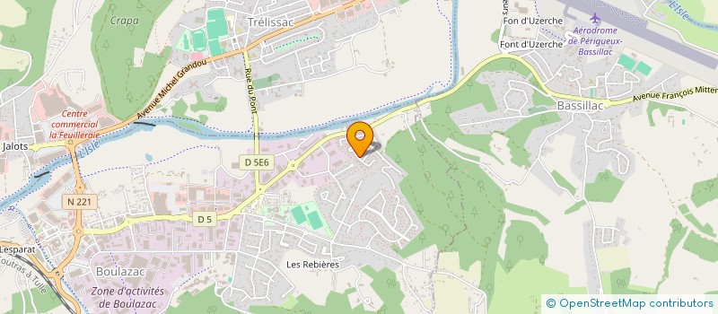 localisation de l'entreprise SYNDICAT CO PROPRIETAIRE RES AZUR  TRELISSAC