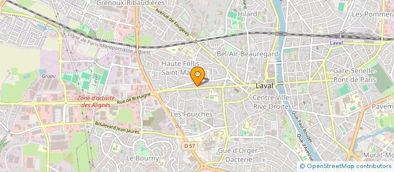 localisation de l'entreprise SYNDICAT CO PROPRIETAIRES à LAVAL
