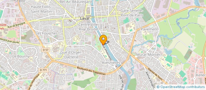 localisation de l'entreprise SYNDICAT CO PROPRIETAIRES à LAVAL