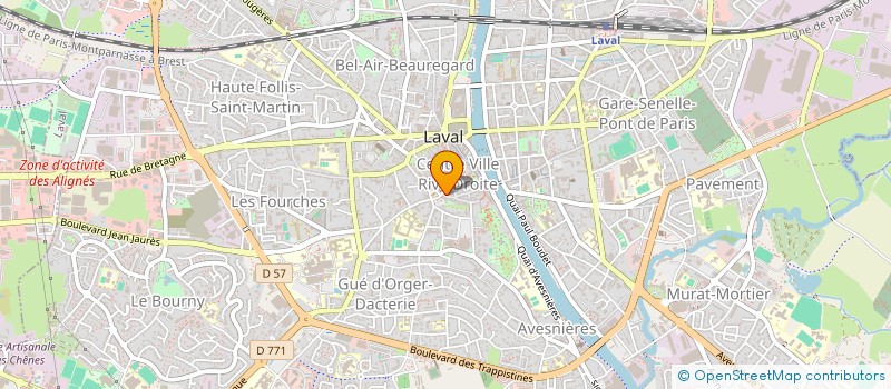 localisation de l'entreprise SYNDICAT CO PROPRIETAIRES à LAVAL