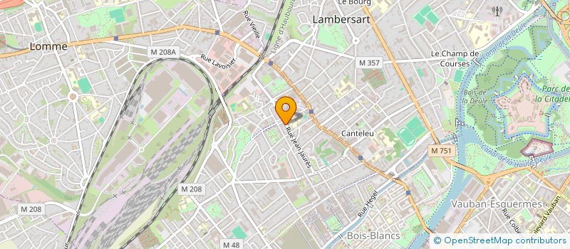 localisation de l'entreprise SYNDICAT CO PROPRIETAIRES RUE J JAURES à LILLE