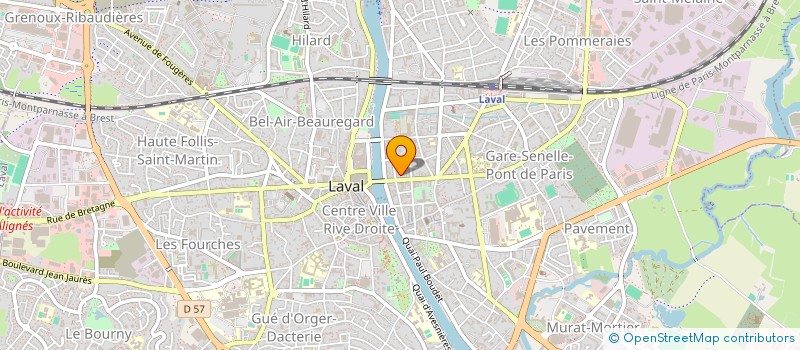 localisation de l'entreprise SYNDICAT CO-PROPRIETE à LAVAL