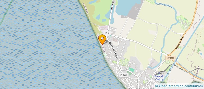 localisation de l'entreprise SYNDICAT CO-PROPRIETE BELLEVUE à LE CROTOY