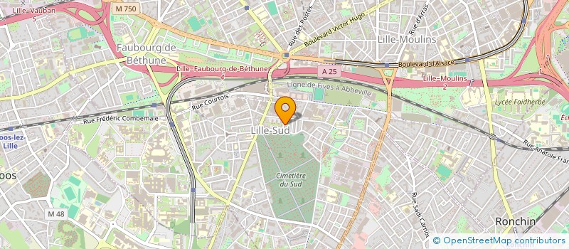 localisation de l'entreprise SYNDICAT CO-PROPRIETE RESIDENCE ROLAND  LILLE