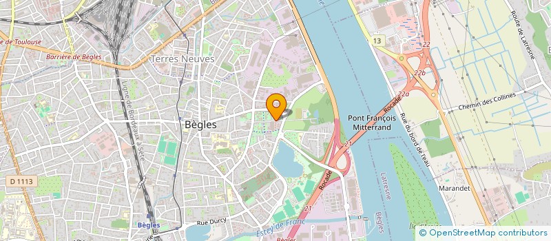 localisation de l'entreprise SYNDICAT COMMERCE DE LA MORUE à BEGLES