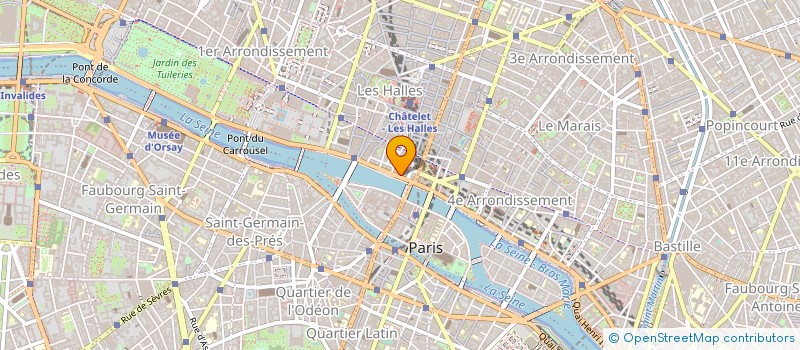 localisation de l'entreprise SYNDICAT COMMISSAIRES DE POLICE à PARIS