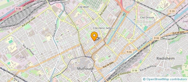 localisation de l'entreprise SYNDICAT COMPAGNONS BOULANGERS à MULHOUSE