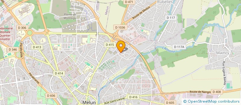 localisation de l'entreprise SYNDICAT CONFEDERE DES CHIRURGIENS DENTISTES DE SEINE ET MARNE à MELUN