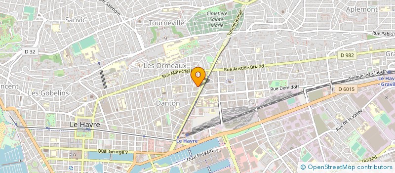 localisation de l'entreprise SYNDICAT CONSTRUCTION BOIS CFDT HAVRE à LE HAVRE