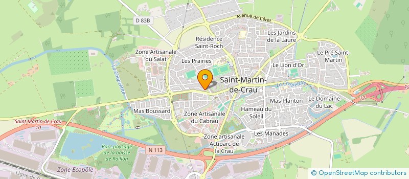 localisation de l'entreprise SYNDICAT COOPERATIF DE COPROPRIETAIRES LE CESAR à SAINT-MARTIN-DE-CRAU