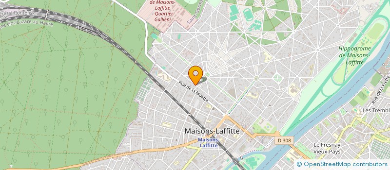 localisation de l'entreprise SYNDICAT COOPERATIF RES DES MAIRES  MAISONS-LAFFITTE