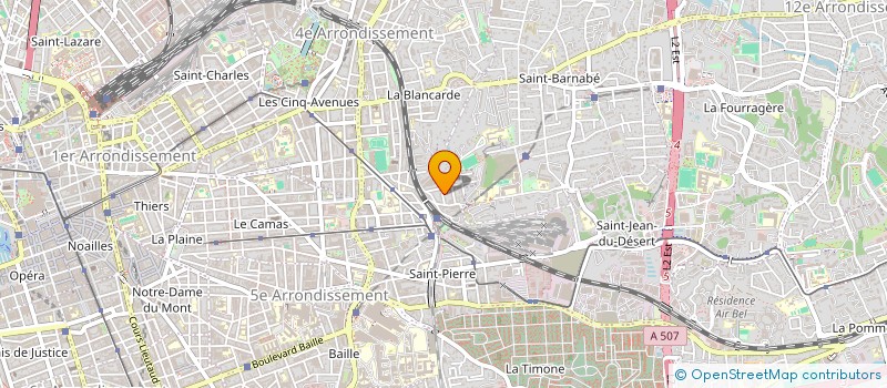 localisation de l'entreprise SYNDICAT COOPROPRIETE 7 BD AIGLIN à MARSEILLE