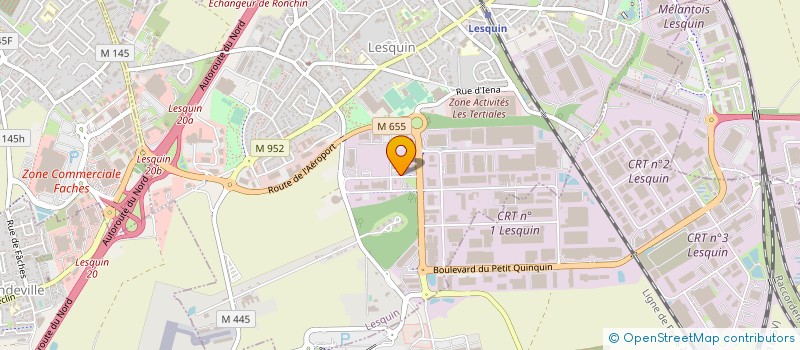 localisation de l'entreprise SYNDICAT COORDINAT CHAUFFEURS ROUTIERS à LESQUIN