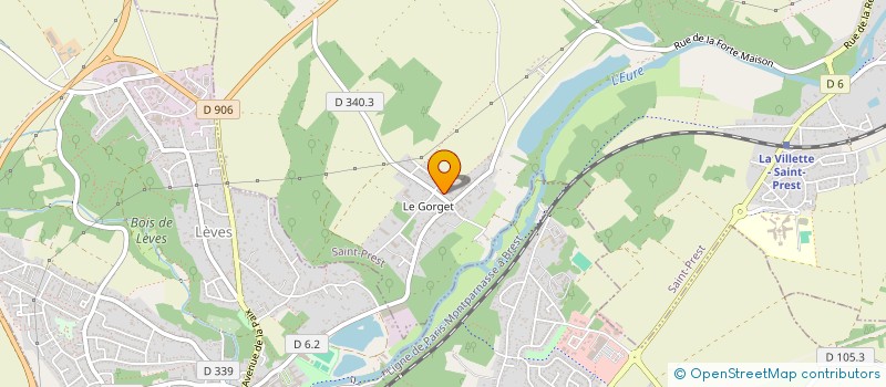 localisation de l'entreprise SYNDICAT COORDINATION RURAL D'EURE ET LOIR à SAINT-PREST