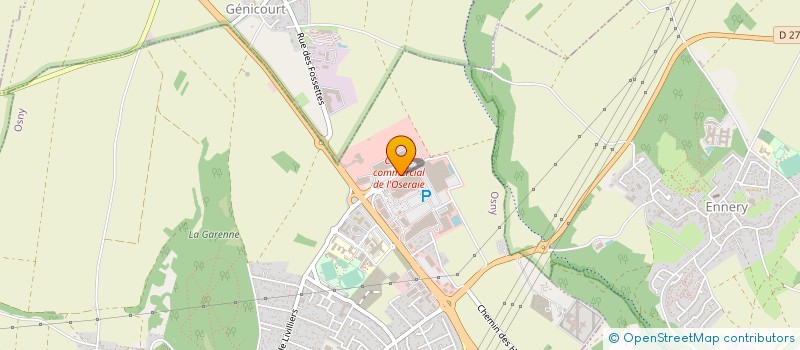 localisation de l'entreprise SYNDICAT COP 2 L'OSERAIE  OSNY