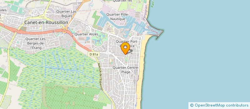 localisation de l'entreprise SYNDICAT COP CANET BEACH  CANET-EN-ROUSSILLON