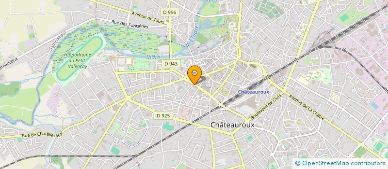 localisation de l'entreprise SYNDICAT COPPROPRIETAIRES AMBASSADEURS à CHATEAUROUX
