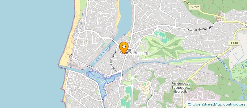 localisation de l'entreprise SYNDICAT COPPROPRIETE RESIDENCE ERMITAGE  SOORTS-HOSSEGOR