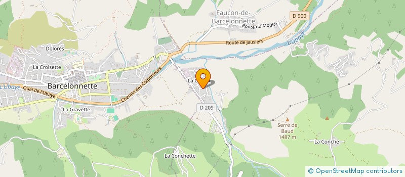 localisation de l'entreprise SYNDICAT COPR SOLEIL DU SAUZE  ENCHASTRAYES